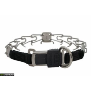 קולר דוקרנים קטן hs נירוסטה נעילה בקליק לכלב 2.2 מ"מ