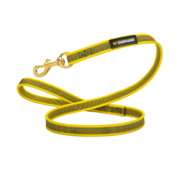 רצועת אחיזה באיכות גבוהה לכלב צהוב 180 ס"מ